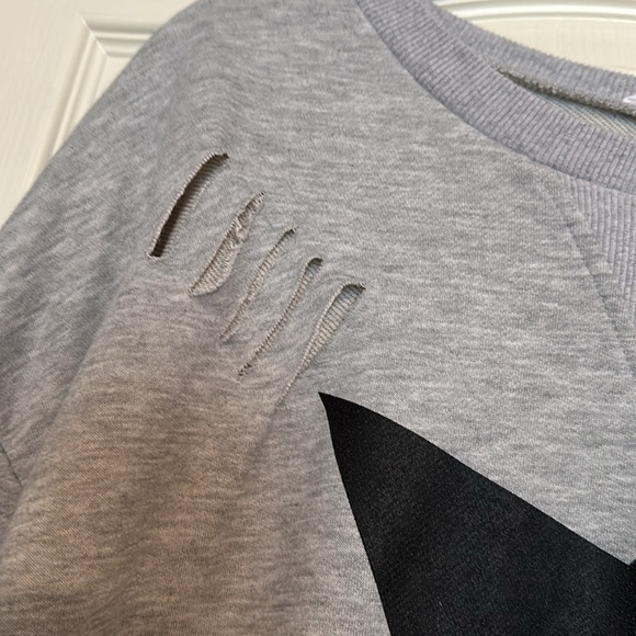 Kansas City ripped star sweatshirt *M* - Picture 2 of 5